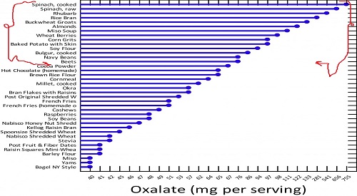 low oxalate vegetables